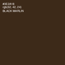 #3E2A18 - Black Marlin Color Image